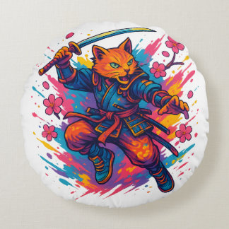 Coussins Ronds Neko Shinobi