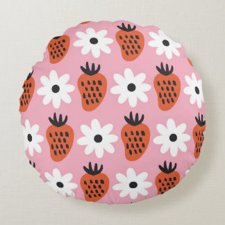 Coussins Ronds néon or, lumières abstraites colorées.