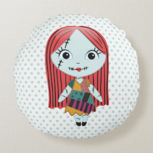 Coussins Ronds Nightmare Before Christmas   Sally Emoji