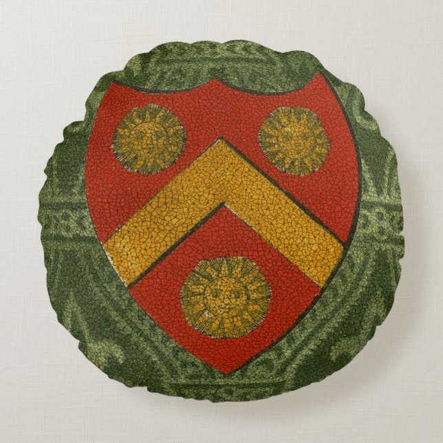 Coussins Ronds Noble Crest V (Devant)