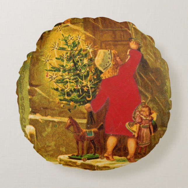 Coussins Ronds Noël hongrois à partir de 1896 (Devant)