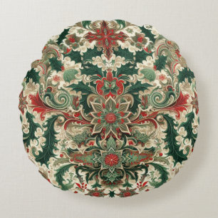Coussins Ronds Noël victorien/classique/Vintage
