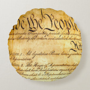 Coussins Ronds Nous le peuple - Constitution