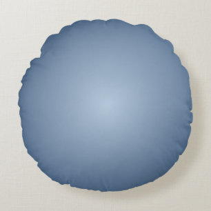 Coussins Ronds Nuances Bleu Foncé Clair à Foncé Élégant