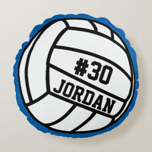 Coussins Ronds Numéro, nom, équipe du joueur de volley-ball per