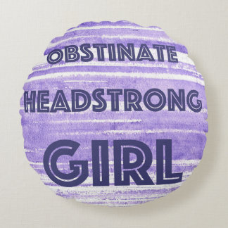 COUSSINS RONDS OBSTINER UN POIDS DE TÊTE ROND JETER PILLOW PURPLE