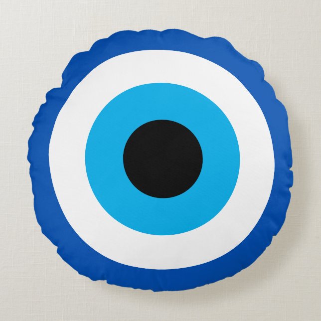 Coussins Ronds Oeil malin (Devant)