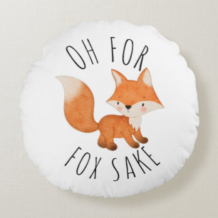 Coussins Ronds Oh pour Fox Sake