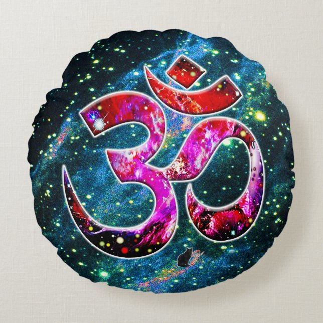 Coussins Ronds OM Bodhi universel (Devant)