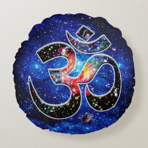 Coussins Ronds OM Dhyana universel