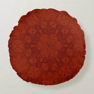 Coussins Ronds Orange brulé