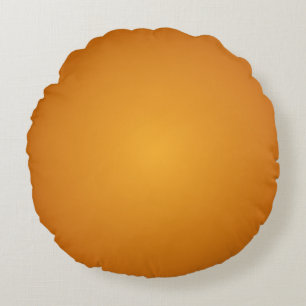 Coussins Ronds Orange doré Orange brûlé Rustique Joyeux