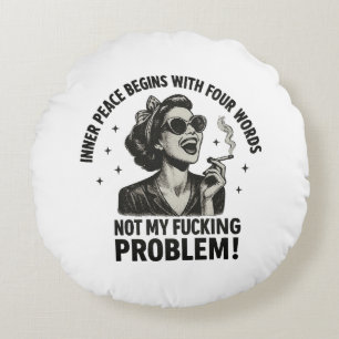 Coussins Ronds Oreiller à lancer rond