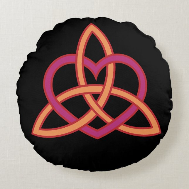 Coussins Ronds Oreiller à lancer rond (Devant)