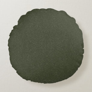 Coussins Ronds Oreiller à lancer rond Moss Green Sparkle - Person