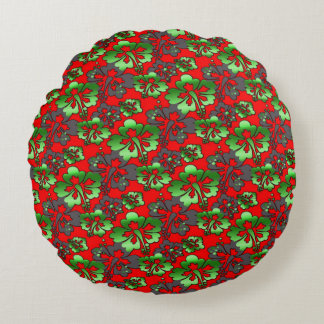 Coussins Ronds Oreiller à lancer rond numérique 3D coloré (16 pou