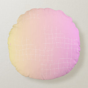 Coussins Ronds Oreiller accentueux d'art abstrait cosy