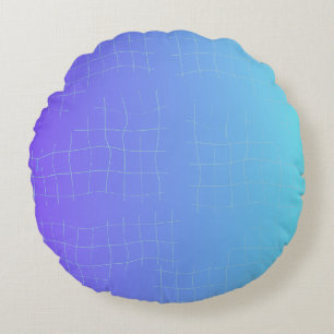 Coussins Ronds Oreiller accentueux d'art abstrait cosy