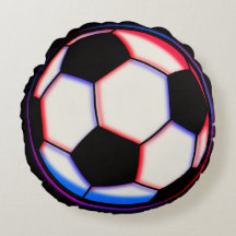 Oreiller de lancer rond - Ballon de football audac