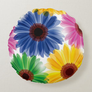 Coussins Ronds Oreiller Fleur Rond