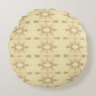 Coussins Ronds Oreiller jeté rond des dunes de sable