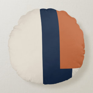 Coussins Ronds Oreiller Moderne Esthétique Abstrait Bloc de Coule