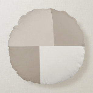 Coussins Ronds Oreiller Moderne Esthétique Abstrait Bloc de Coule