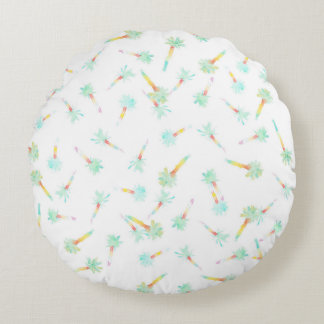 Coussins Ronds Oreiller Palmier