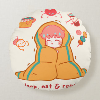 Coussins Ronds Oreiller Rond