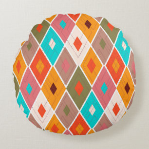 Coussins Ronds Oreiller rond de couleur célèbre