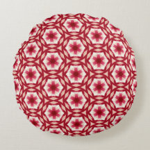 Oreiller rond floral