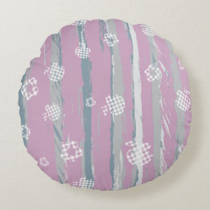 Coussins Ronds Oreiller rond – Gingham Orchard