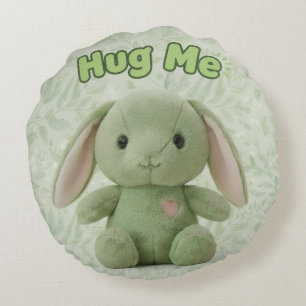 Coussins Ronds Oreiller rond « Hug Me Bunny »