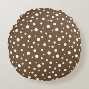Coussins Ronds Oreiller Rond Jeté - Points Polka