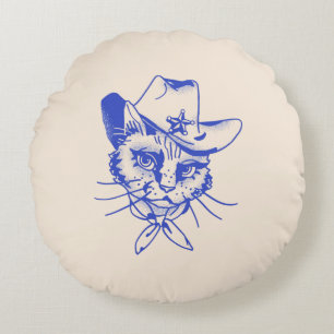Coussins Ronds Oreiller Rond Kitty