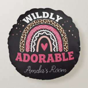 Coussins Ronds Oreiller rond personnalisé pour la nurserie Boho L