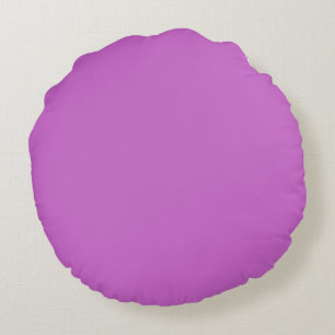 Coussins Ronds Oreiller uni de couleur violet clair