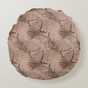 Coussins Ronds Palm Leo Imprimé Animal Glam 1
