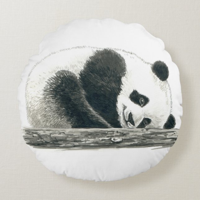 Coussins Ronds Panda (Devant)