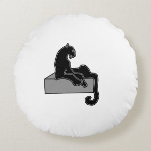 Coussins Ronds Panthère noire