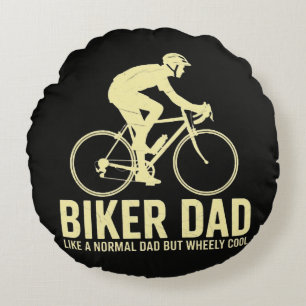 Coussins Ronds Papa Biker Comme Un Papa Normal