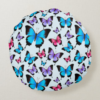 Coussins Ronds Papillons
