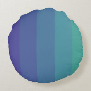 Coussins Ronds Paranoïa Palette Couleur Oeil Attaquant Ciel Bleu 