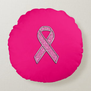 Coussins Ronds Parties scintillant Chrome dynamique Style Pink Se