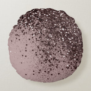 Coussins Ronds Parties scintillant Lady Mauve Étincelante #4 (Par