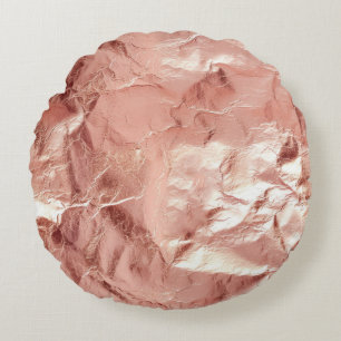 Coussins Ronds Parties scintillant rose Gold Glam