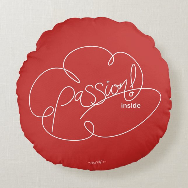 Coussins Ronds PASSION à l'intérieur - Nuage gras - W (Devant)