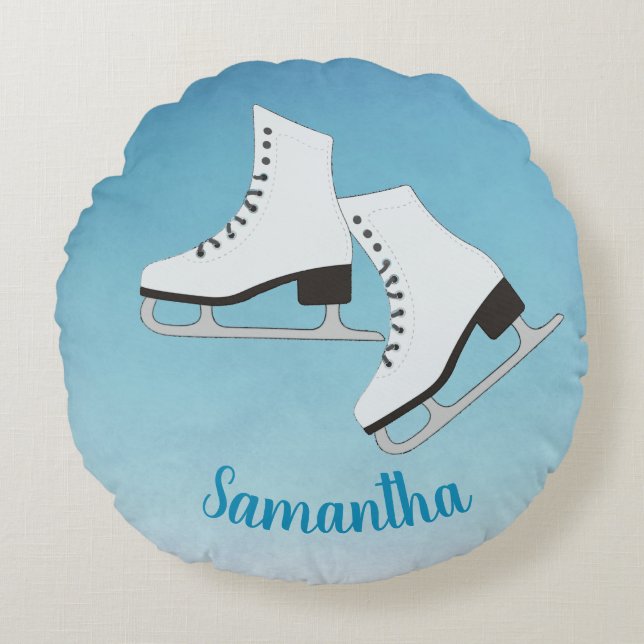 Coussins Ronds Patinage sur glace (Devant)