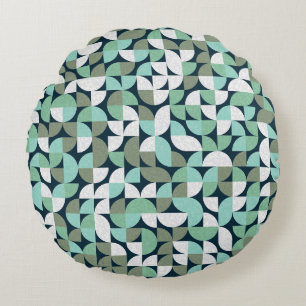 Coussins Ronds Pattern with random colored triangles Generative A