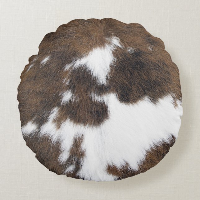 Coussins Ronds Peau de vache (Devant)